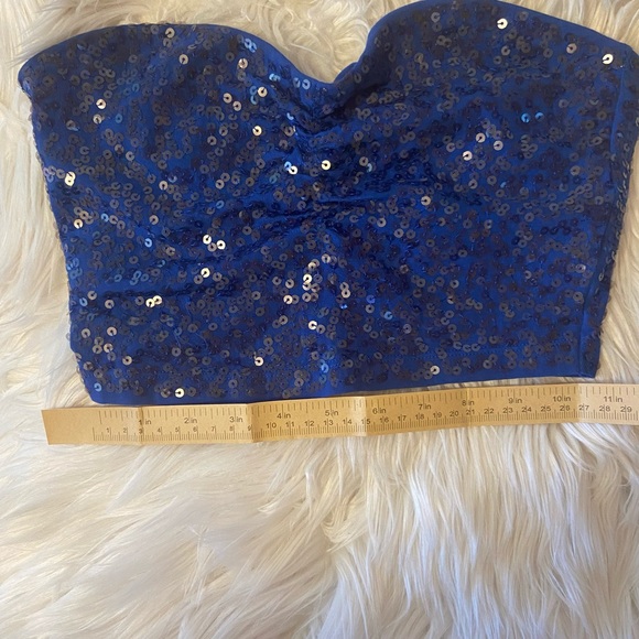 Express | Sequin Bralette / Strapless Top - Picture 3 of 5